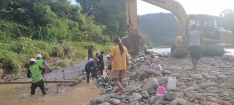 Persiapan Relokasi Permukiman Desa Duyan