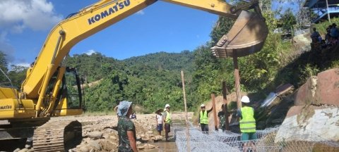 Persiapan Relokasi Permukiman Desa Duyan